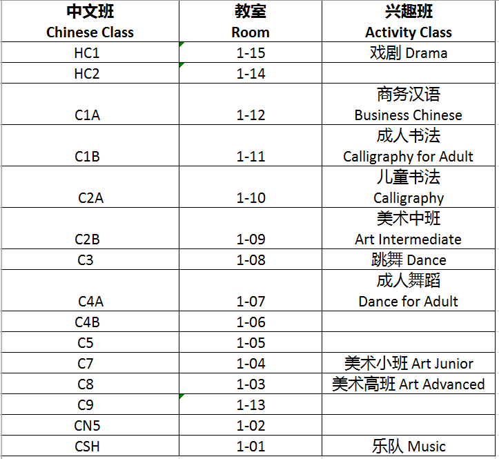 classroom plan